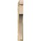 Ekena Millwork Westlake Block Rough Sawn Outlooker, Douglas Fir, 6"W x 30"D x 42"H OUT06X30X42WTL05RDF - alternate 2